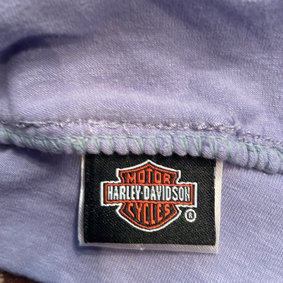 HARLEY-DAVIDSON ladies hat/headwrap studded lavender OSFA - Picture 3 of 6